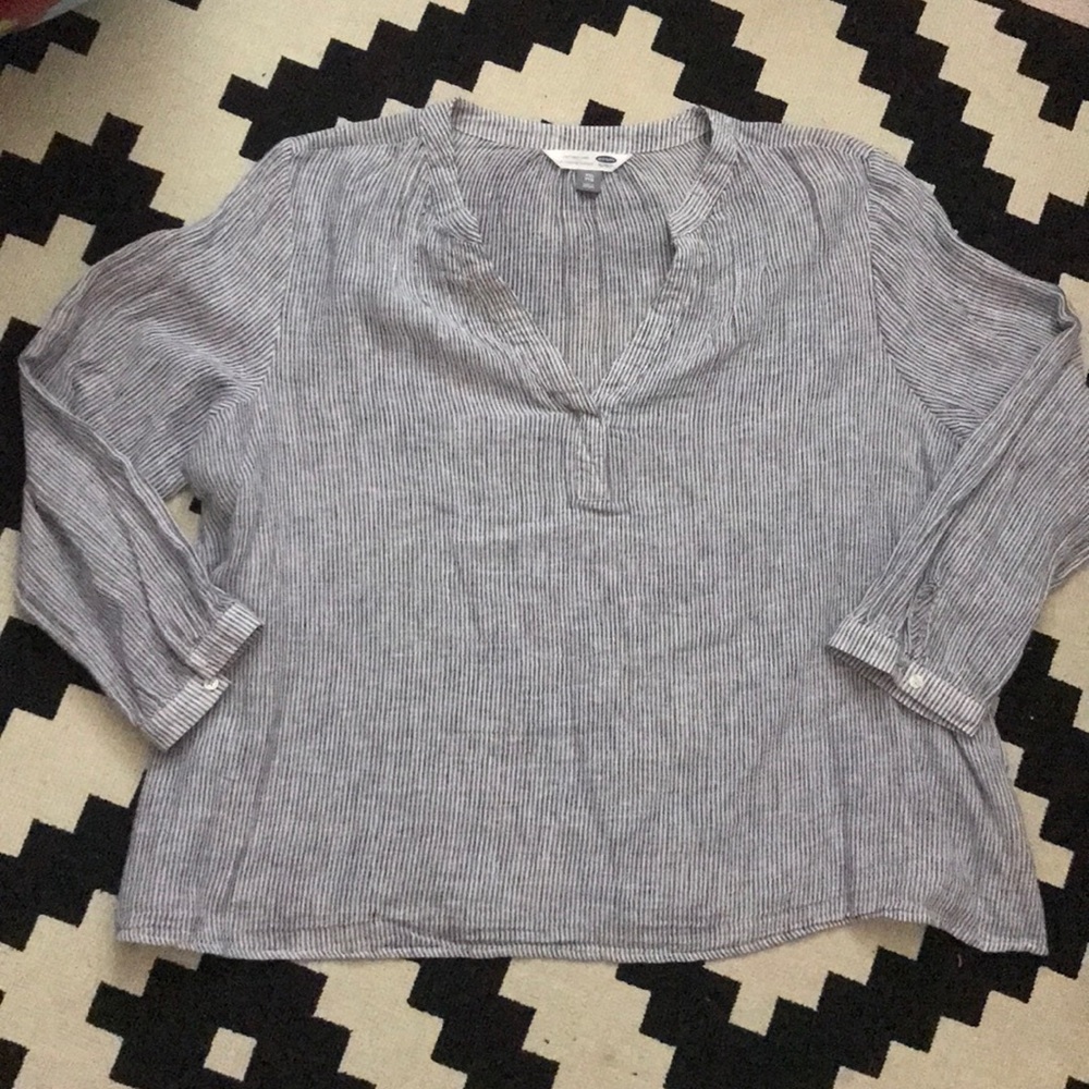 Pinstriped blouse